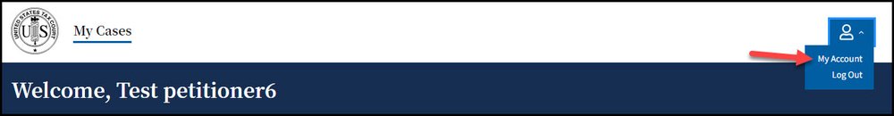 Login Screen Test Petitioner